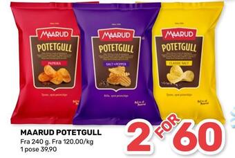 Coop Marked Maarud potetgull tilbud