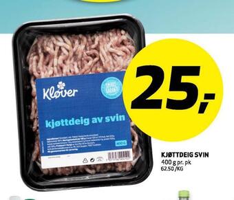 Bunnpris Kjøttdeig svin tilbud