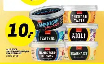 Bunnpris Alle boks sauser/dressing/dip fra eldorado tilbud