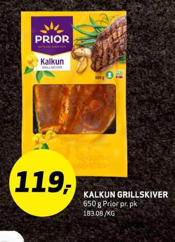 Bunnpris Kalkun grillskiver tilbud
