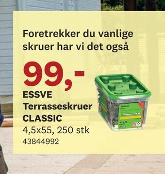 Bygger'n Essve terrasseskruer classic tilbud
