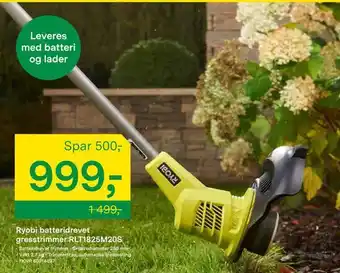 Felleskjøpet Ryobi batteridrevet gresstrimmer rlt1825m20s tilbud