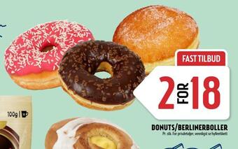 Coop Prix Donuts/berlinerboller tilbud