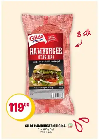 Coop Extra Gilde hamburger tilbud