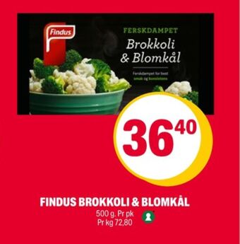 Coop Extra Findus grønnsaker tilbud