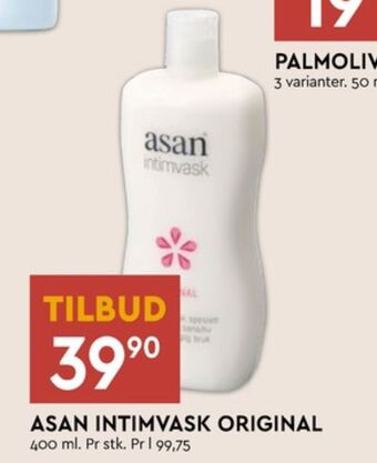Coop Mega Asan intimvask tilbud
