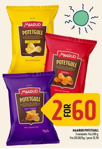 Coop Prix Maarud chips tilbud