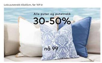 Skeidar Lola putetrekk tilbud