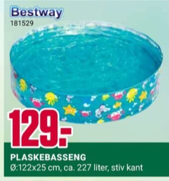 Europris Bestway basseng tilbud