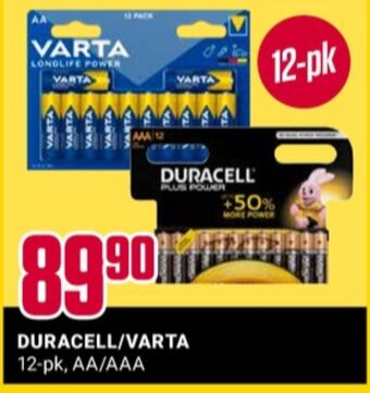 Europris Varta batterier tilbud
