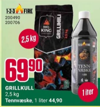 Europris Bbq king grillkull tilbud