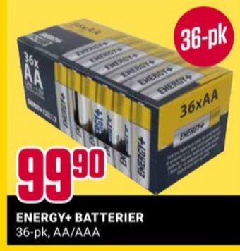 Europris Energy plus batterier tilbud