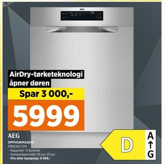 POWER Oppvaskmaskin tilbud