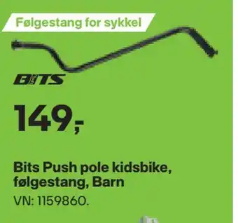 XXL Sport Bits push pole kidsbike, følgestang, barn tilbud