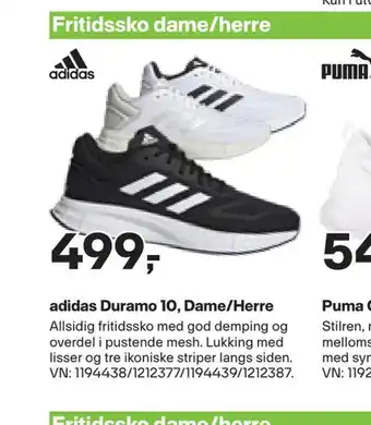 XXL Sport Adidas duramo 10, dame/herre tilbud