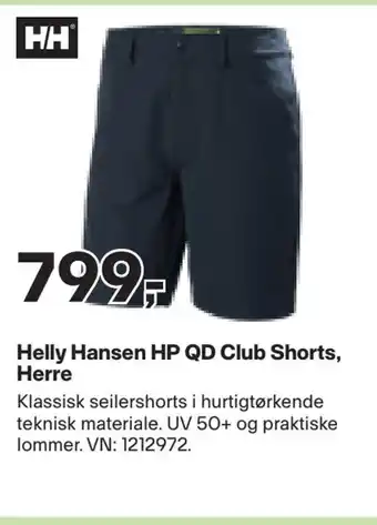XXL Sport Helly hansen hp qd club shorts, herre tilbud