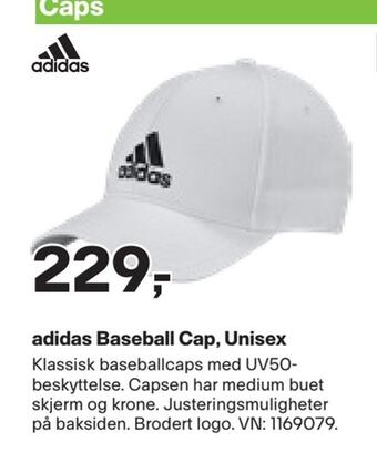 XXL Sport Adidas baseball cap, unisex tilbud