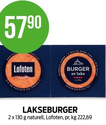 Kiwi LAKSEBURGER tilbud