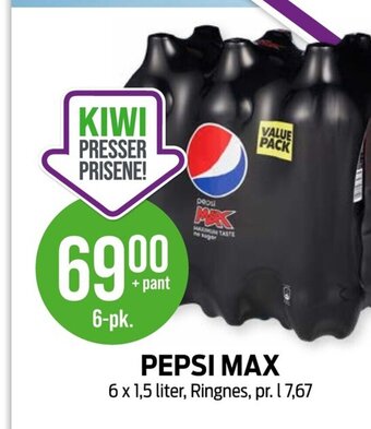 Kiwi PEPSI MAX tilbud