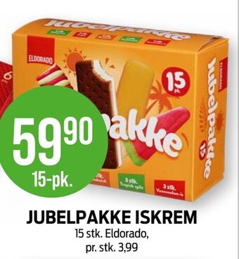 Kiwi JUBELPAKKE ISKREM tilbud