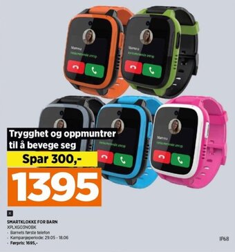 POWER SMARTKLOKKE FOR BARN XPLXG03NOBK tilbud