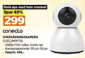 POWER OVERVÅKNINGSKAMERA COSC2MPPTID tilbud