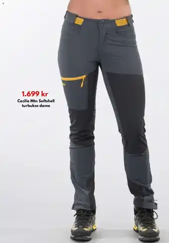 Intersport Cecilie Mtn Softshell turbukse dame tilbud