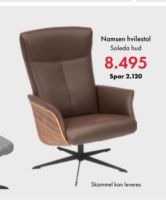 Fagmøbler Namsen hvilestol tilbud