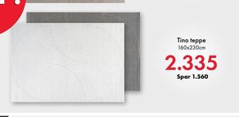 Fagmøbler Tino teppe tilbud