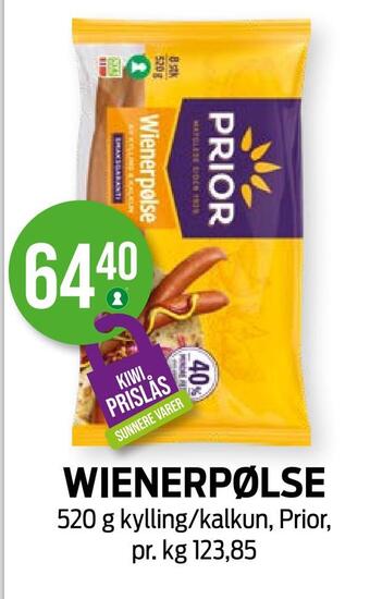 Kiwi Wienerpølse tilbud