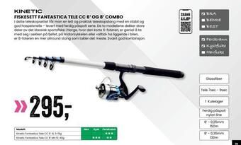 Sport Outlet Fiskesett fantastica tele cc 6' og 8' combo tilbud