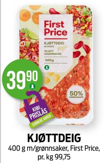 Kiwi Kjøttdeig tilbud