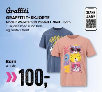 Sport Outlet Graffiti t-skjorte tilbud