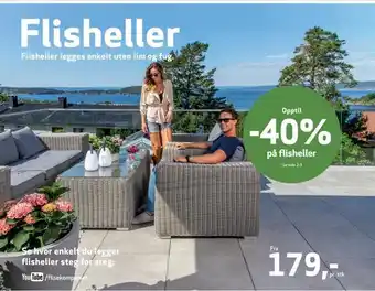 Flisekompaniet Flisheller tilbud