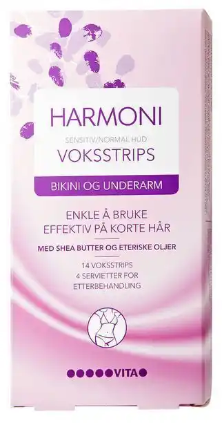 VITA Harmoni voksstrips bikini/underarm tilbud