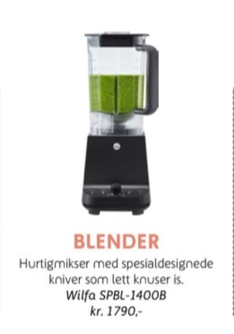 ELON Wilfa blender tilbud
