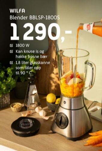 ELON Wilfa blender tilbud