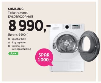 ELON Samsung tørketrommel tilbud