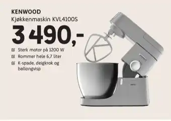 ELON Kenwood kjøkkenmaskin tilbud