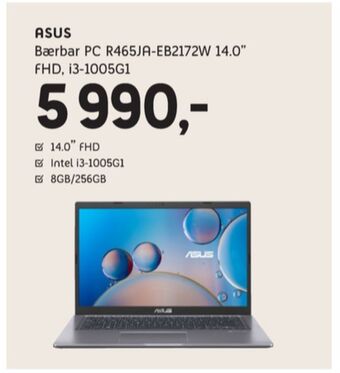 ELON Asus bærbar pc tilbud