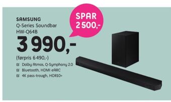 ELON Samsung soundbar tilbud