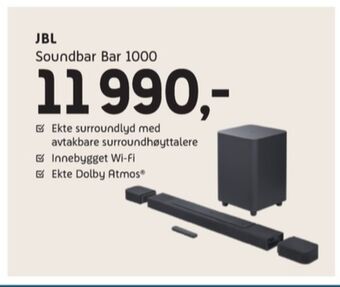 ELON Jbl soundbar tilbud