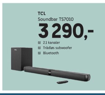ELON Tcl soundbar tilbud