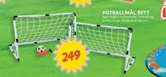 Extra Leker Fotballmål sett tilbud