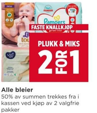 Meny Alle bleier tilbud