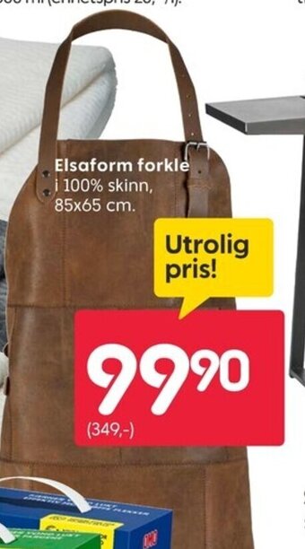 Rusta Elsaform forkle tilbud