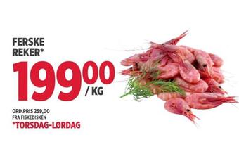 Jacobs Ferske reker tilbud