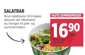 Meny Ukjent salat tilbud