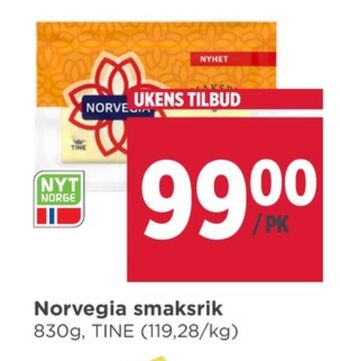 Meny Norvegia skæreost tilbud