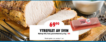 Nordby Supermarket YTREFILET AV SVIN tilbud